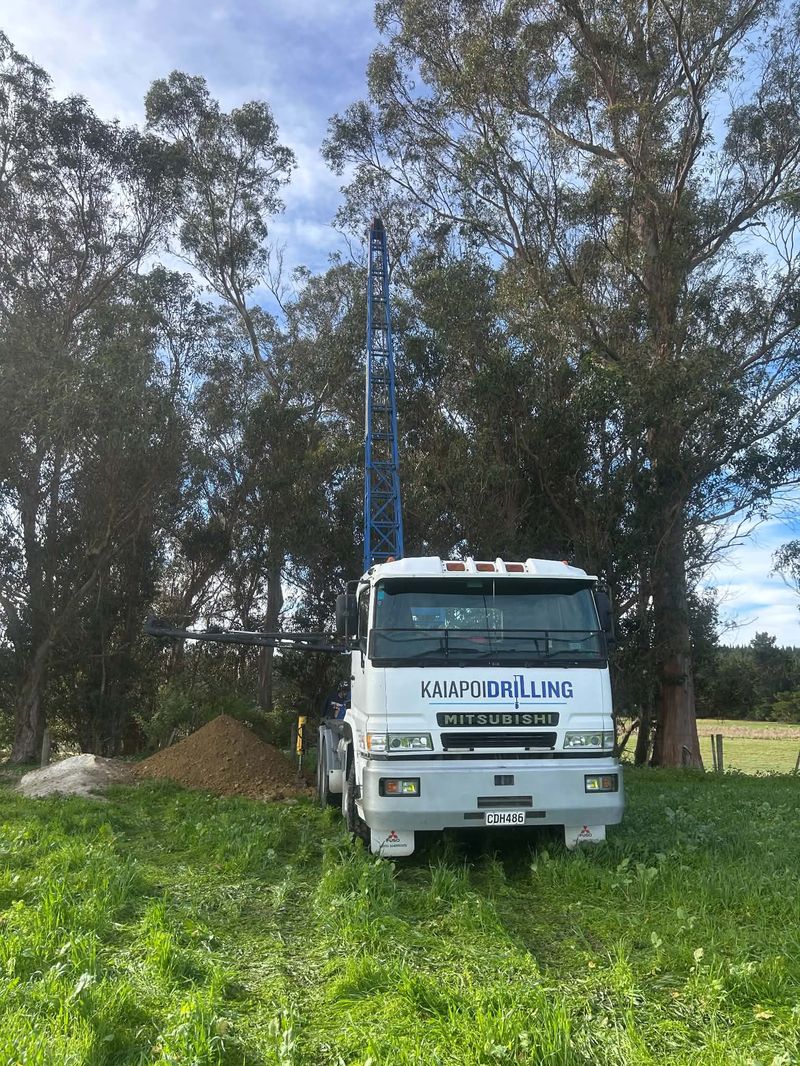 Pit drilling in progress