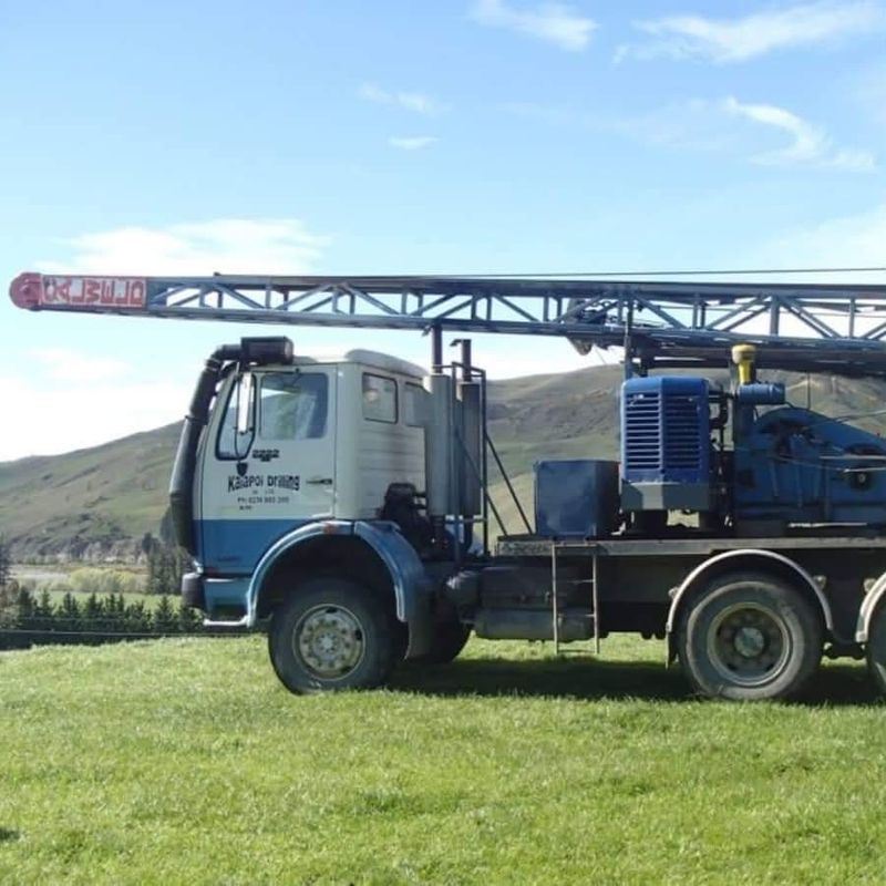 Drilling rig on lifestyle block